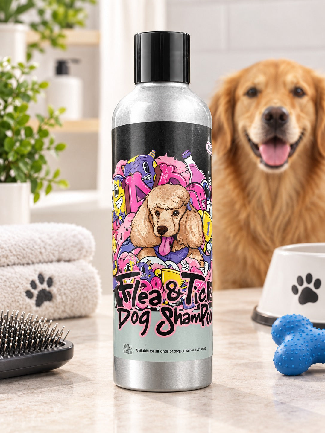 6K Series Flea & Tick Dog Shampoo -500ml