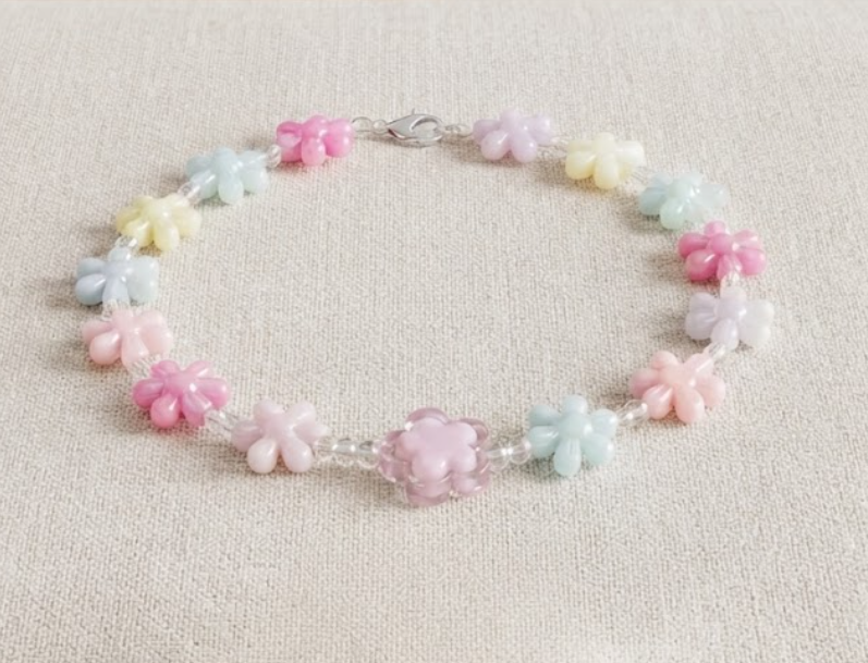 Cat Beads Necklace Mixed Color