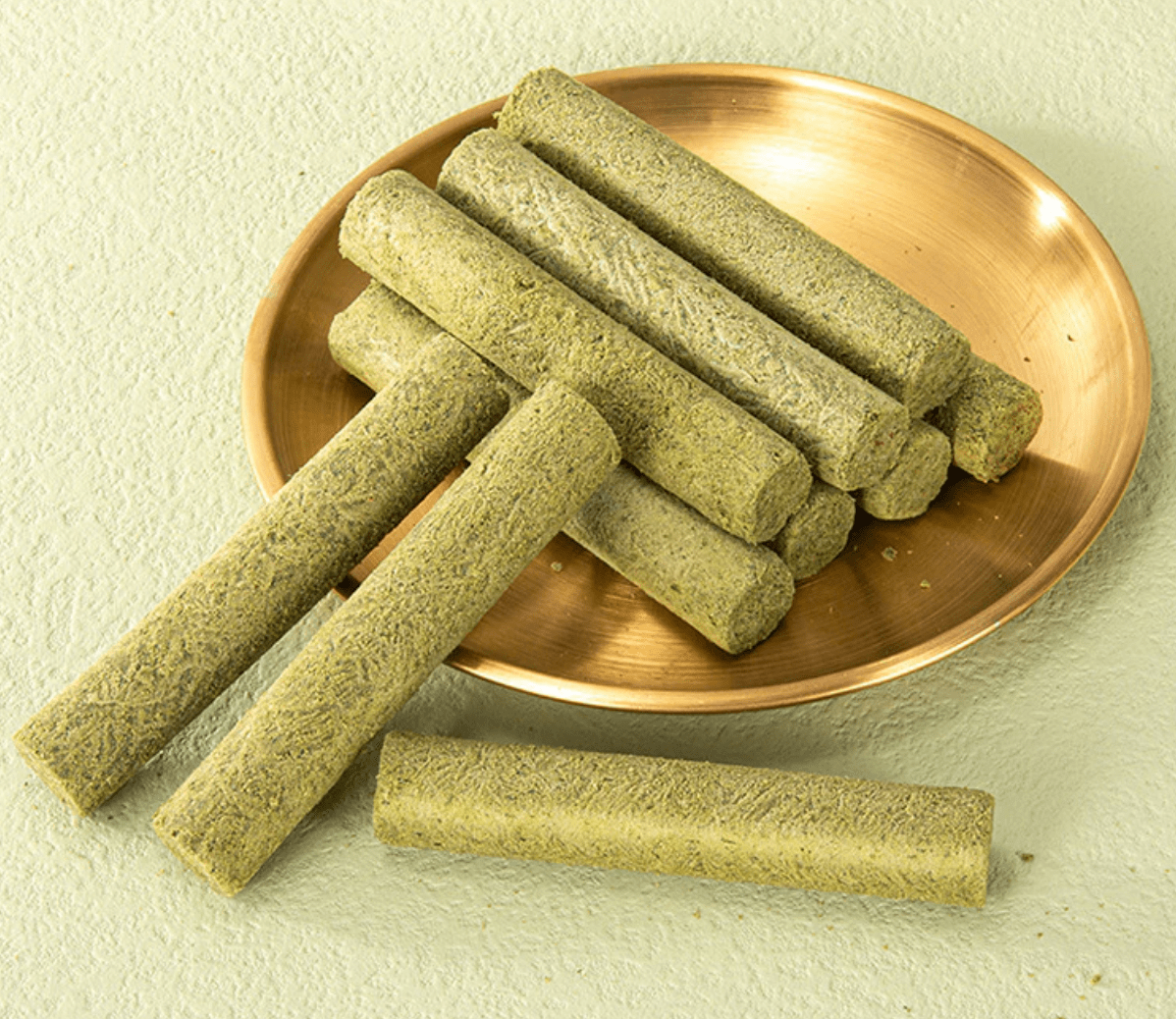 Cat Grass Teething Sticks for Hairballs & Constipation (6 Sticks Pack)