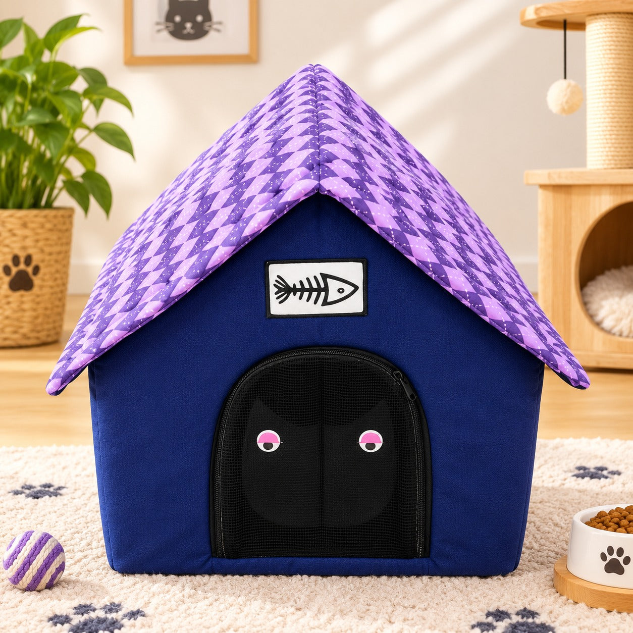 Comfy Zip Cat House