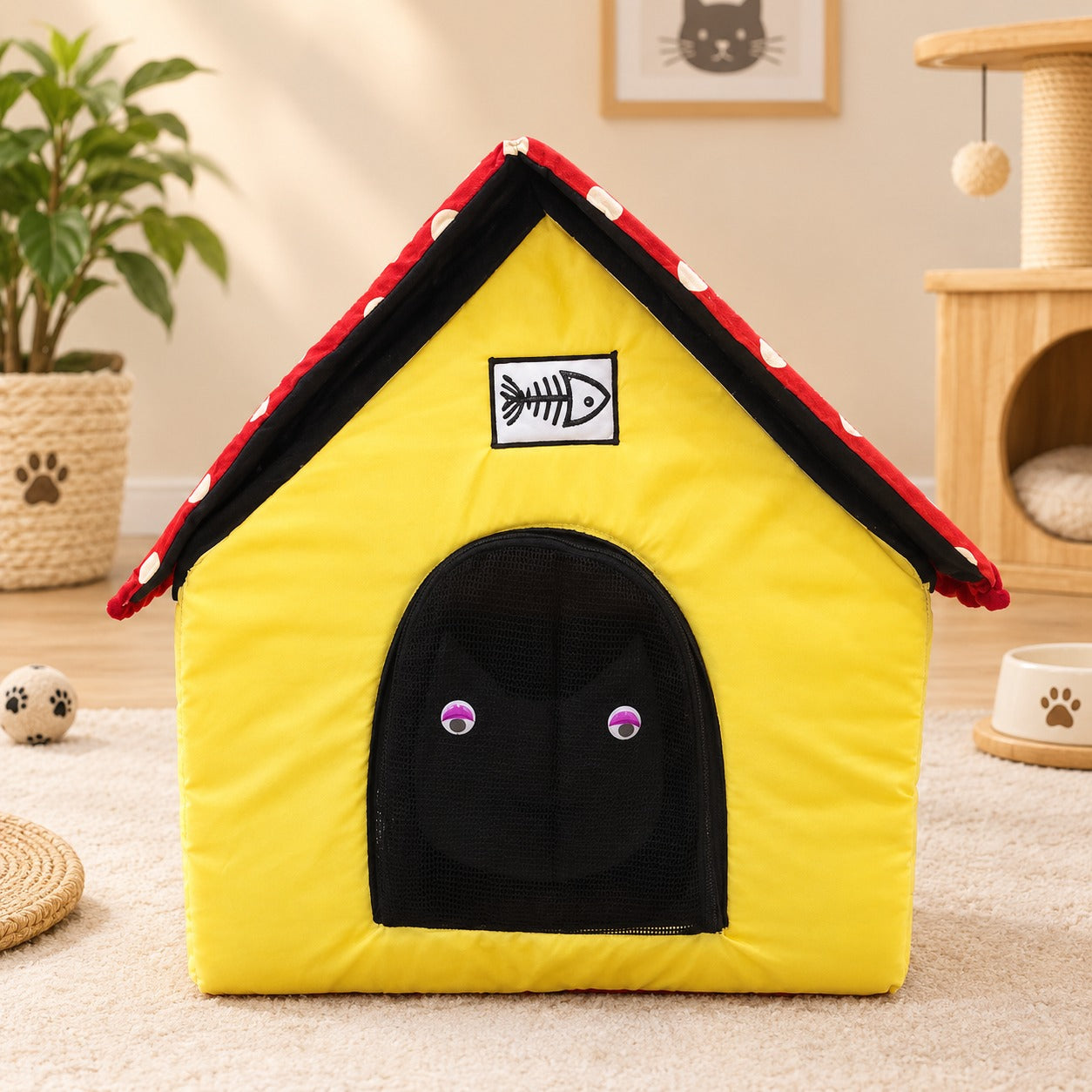 Comfy Zip Cat House