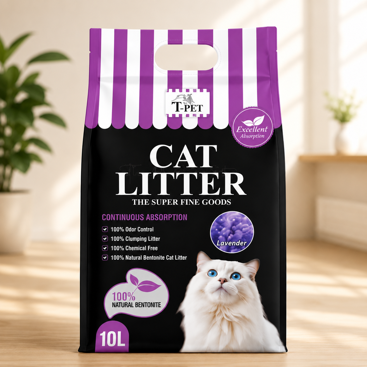 Imported T-Pet Bentonite Cat Litter