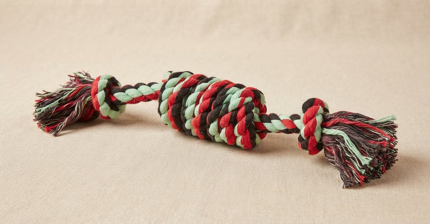 Knotted Cotton Rope Dog Tug Toy
