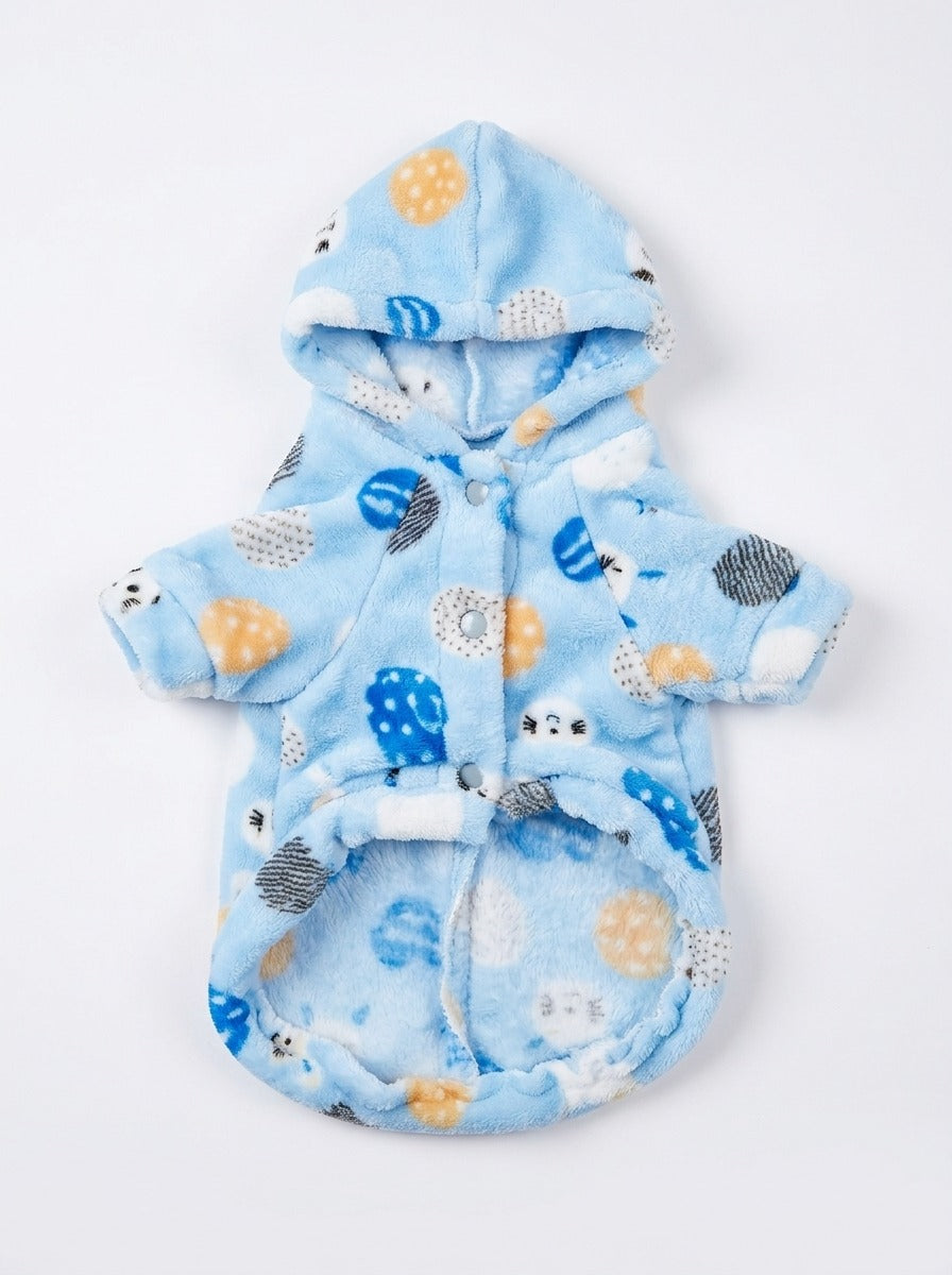 Cutex Cat Hood Printed with Ears