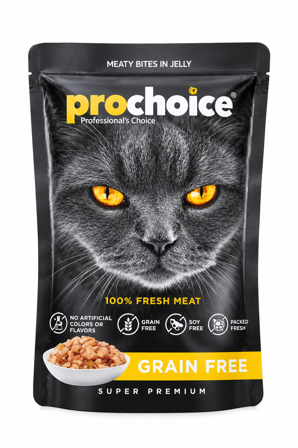 ProChoice Meaty Bites Chicken Cat Jelly - 85Grams
