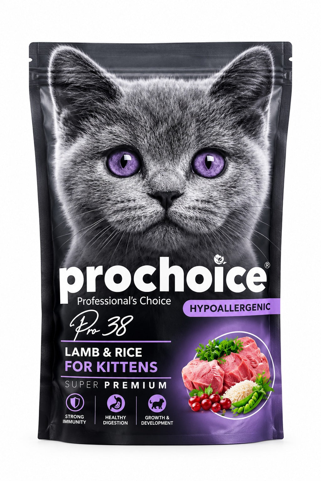 ProChoice Pro 38 Lamb & Rice Kitten Food - 2kg
