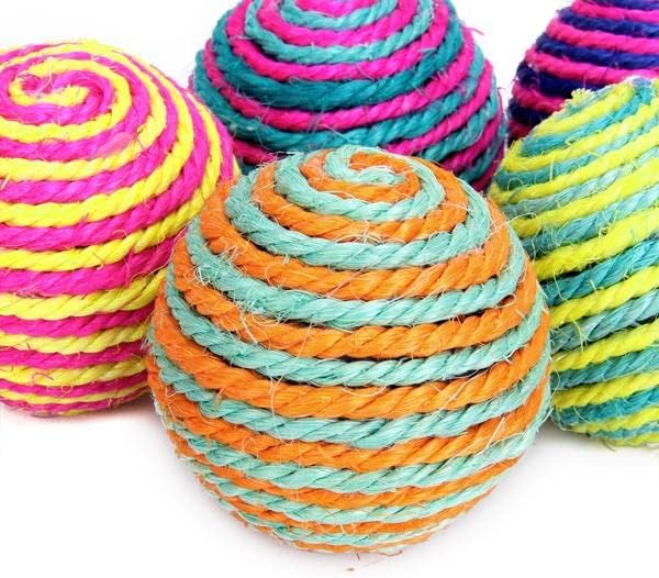 Sisal Rattle Ball Cat Toy