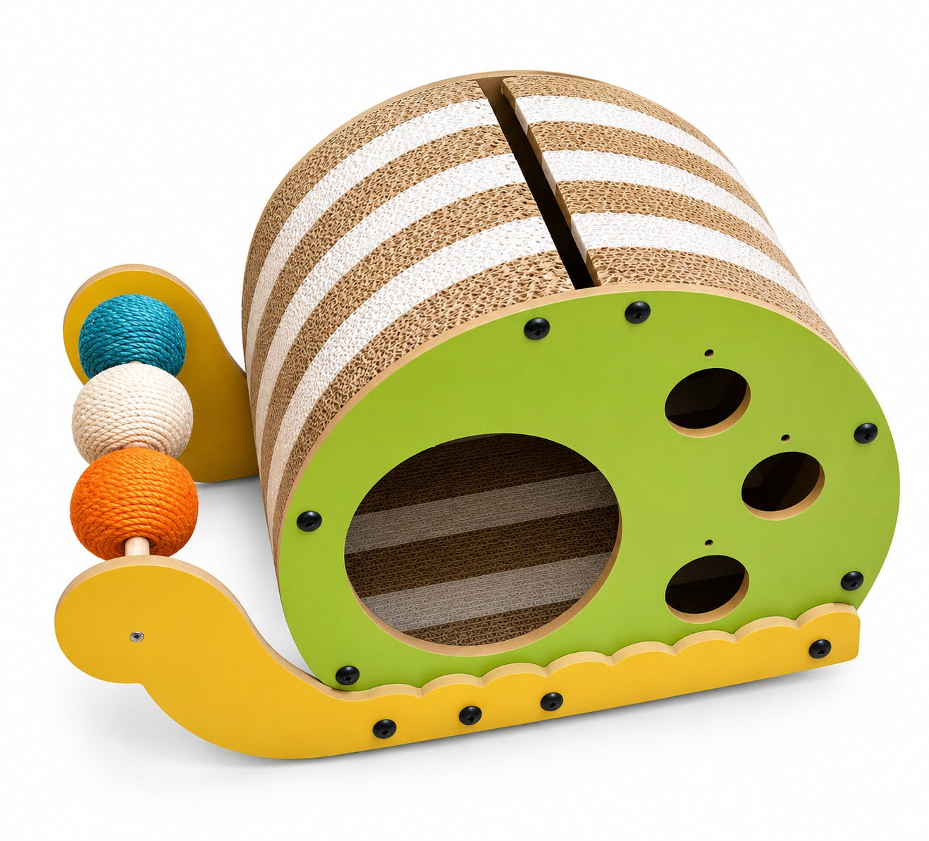 Snail-Shaped Cat Scratcher & Lounge House